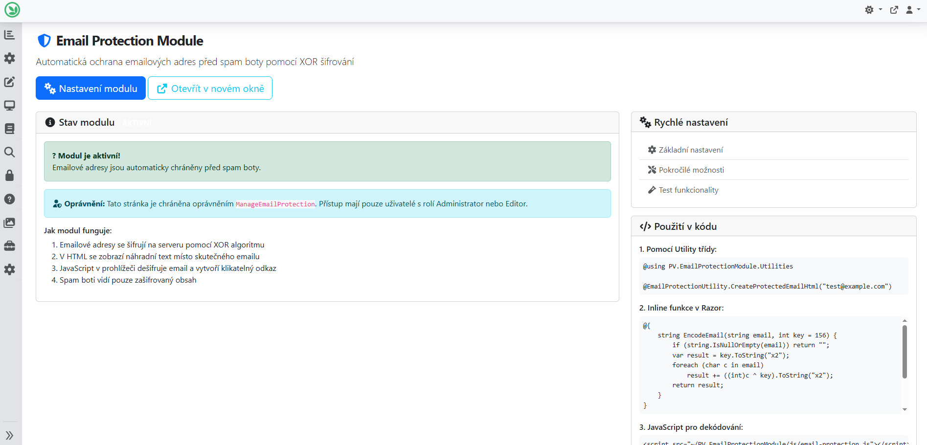 Email Protection Module